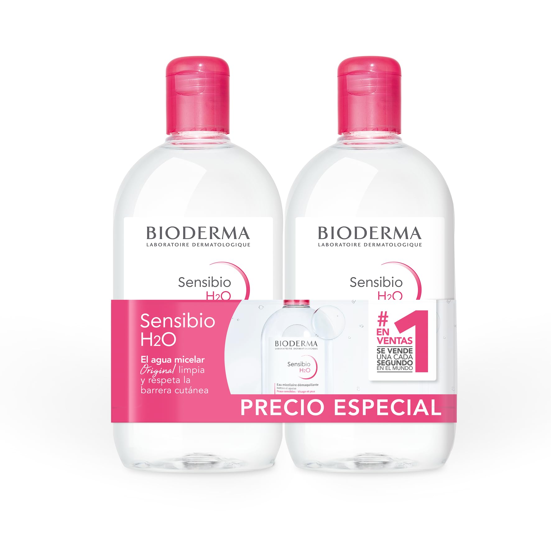 Bioderma Crealine H2O Micelle Solution 2 x 500ml