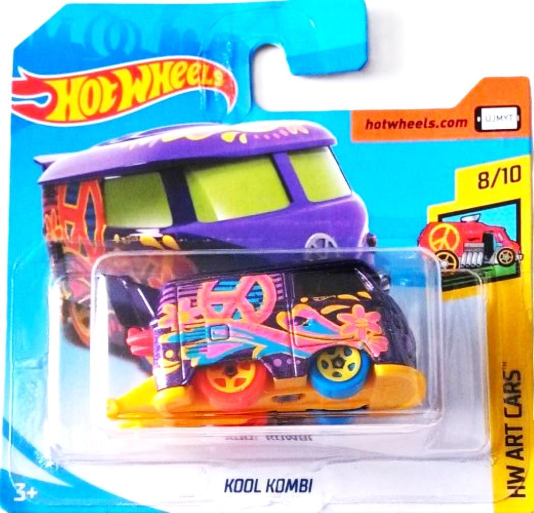 Hot Wheels Kool Kombi, HW Art Cars 8/10 [Treasure Hunt] purple