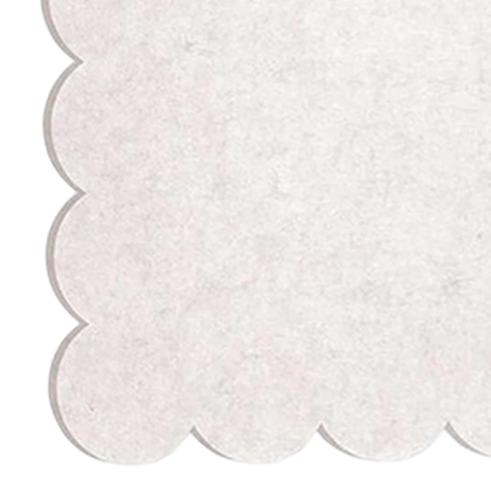 Tablero de anuncios de borde ondulado plegable de 40 x 60 cm