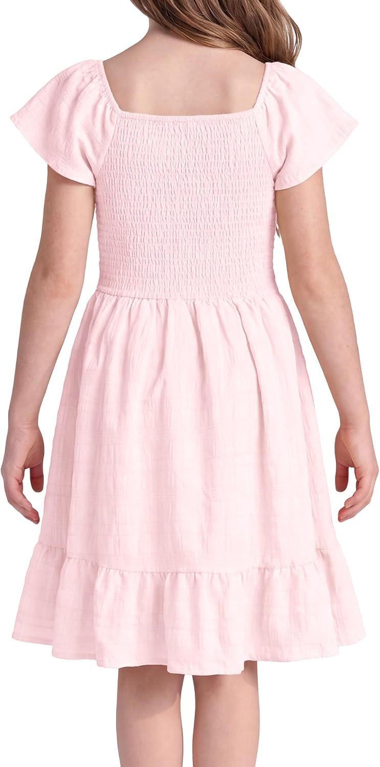 Stelle Girls Summer Casual Smocked Dress 5-15 Years