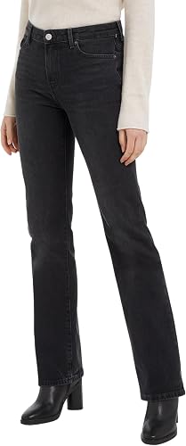 Tommy Hilfiger Vaqueros Mujer Bootcut Fit elásticos, Negro (IRI), 25W/32L