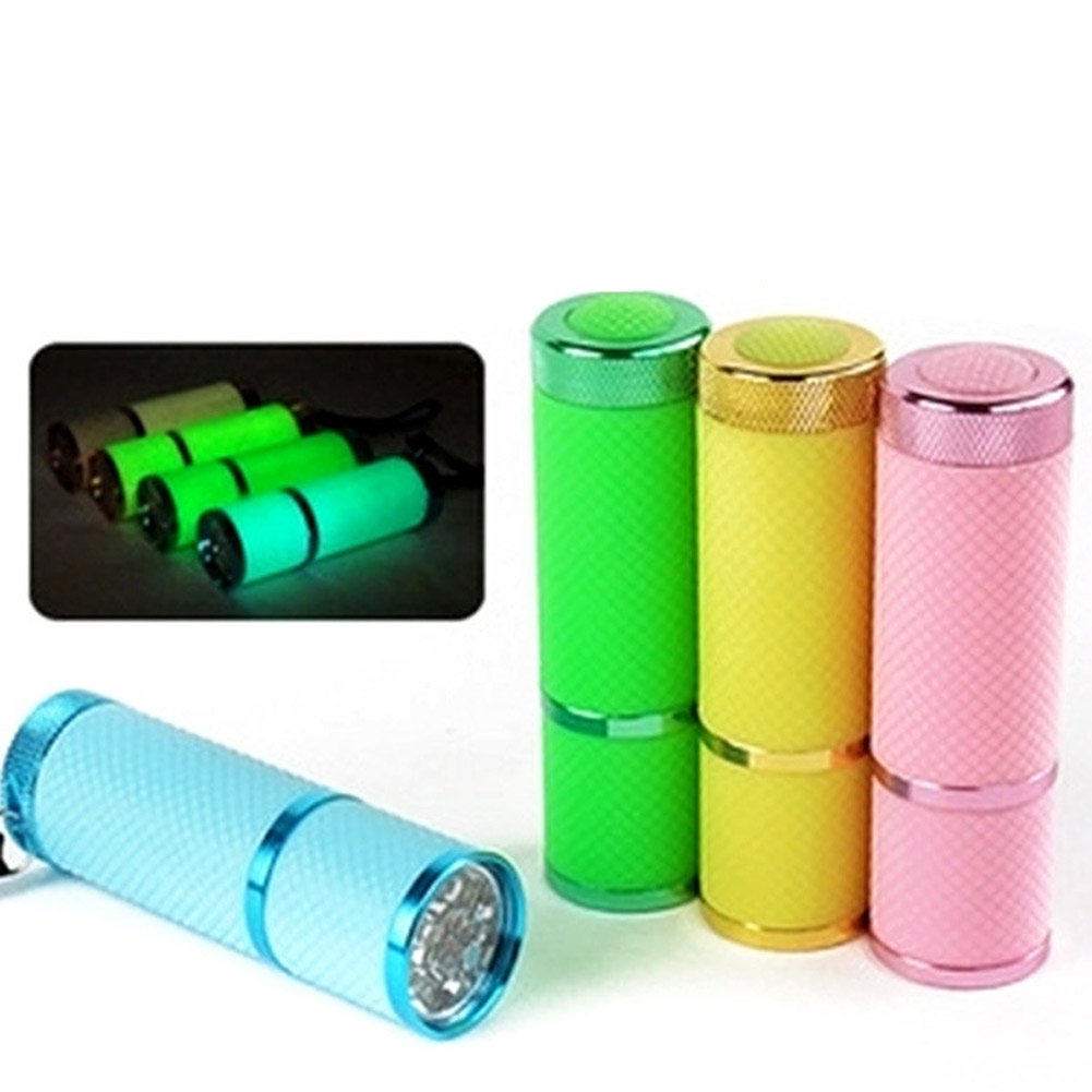 EBILUN Portable Multifunction Tactical UV Ultra Violet 9LED Flashlight Backlight Torch 395n Camping Biking Hiking