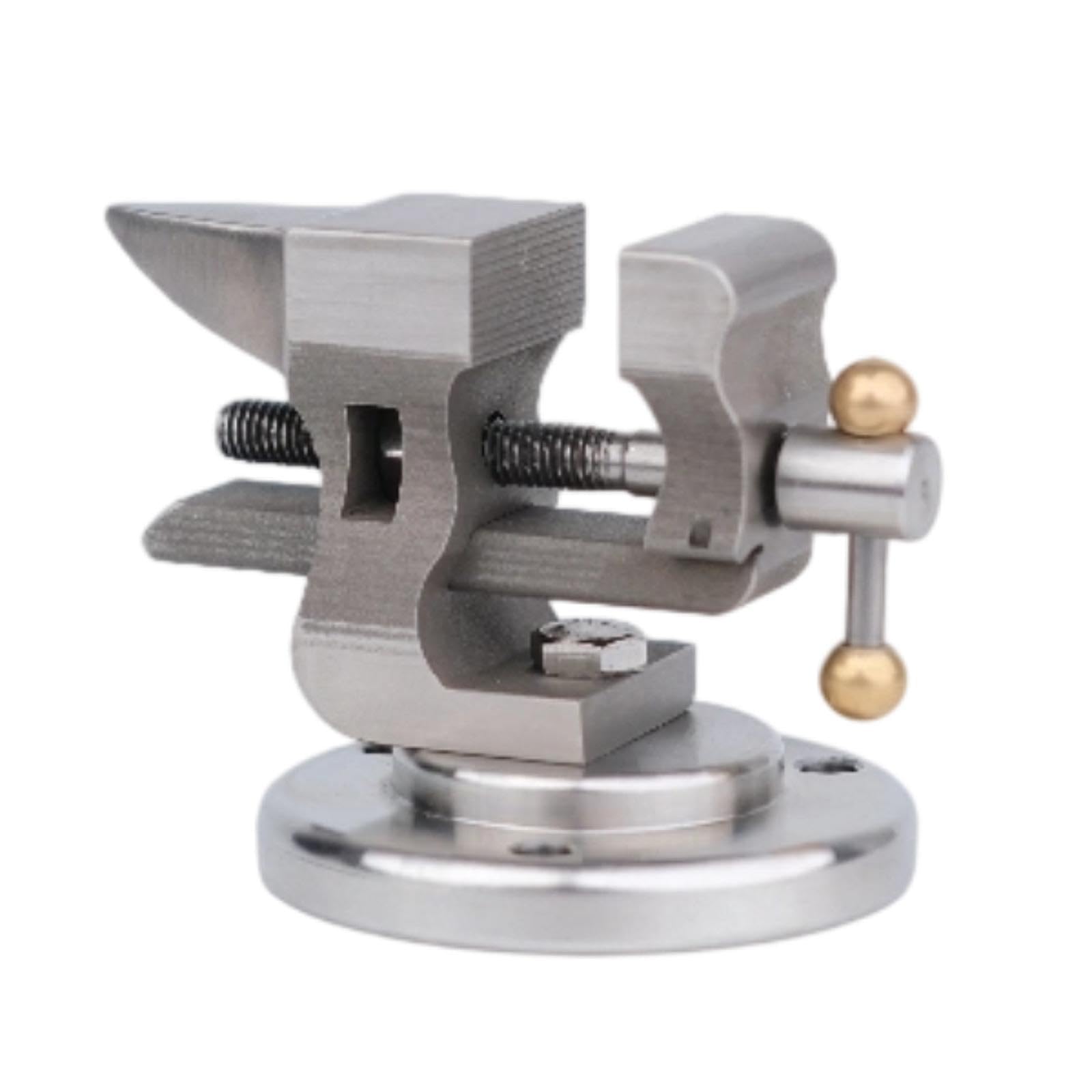 Qianly Mini Morsa Da Banco Leggera con Base per Lavori Fai Da Te, Utensili