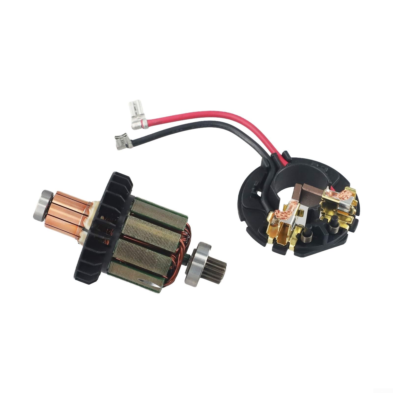 Rotor DDF482 - Armatura e porta spazzole di carbone per modelli Makita DDF482, parte 619380-9 619583-5, ricambio per HP482D DHP482RME XPH10