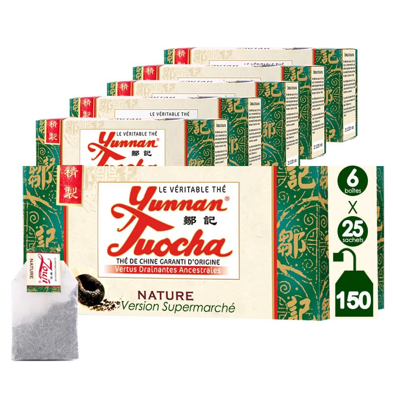 Thé Tuocha naturel du Yunnan : la solution minceur et cholestérol en 150 sachets