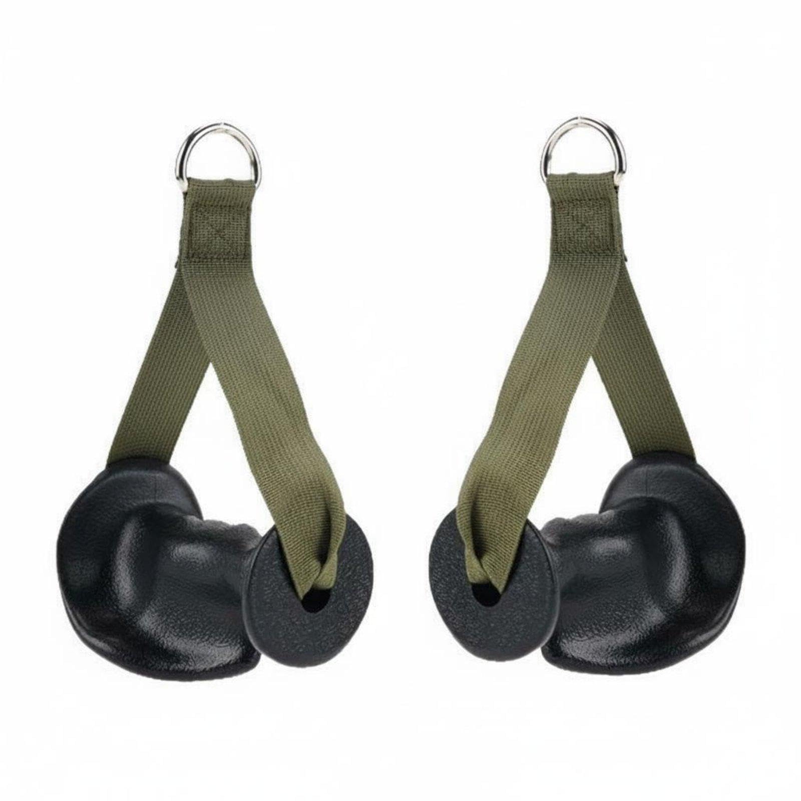 2 Pieces Cable Machine Handle Non-Slip Resistance Band Handle Heavy Duty Ergonomic Fitness Grip Green | Home Gym Attachments | Strength Training | Fitness Running & Yoga-image-18
