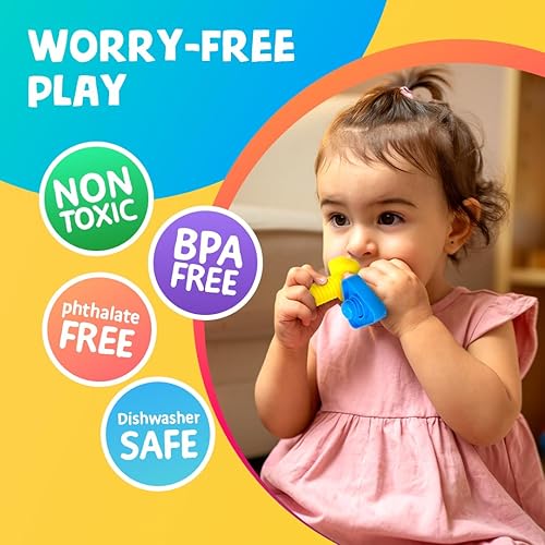 Miniatura 6 de Skoolzy - Tuercas y pernos de habilidades motoras finas  Juguetes de terapia ocupacional y Montessori para niños pequeños en edad preescolar 24