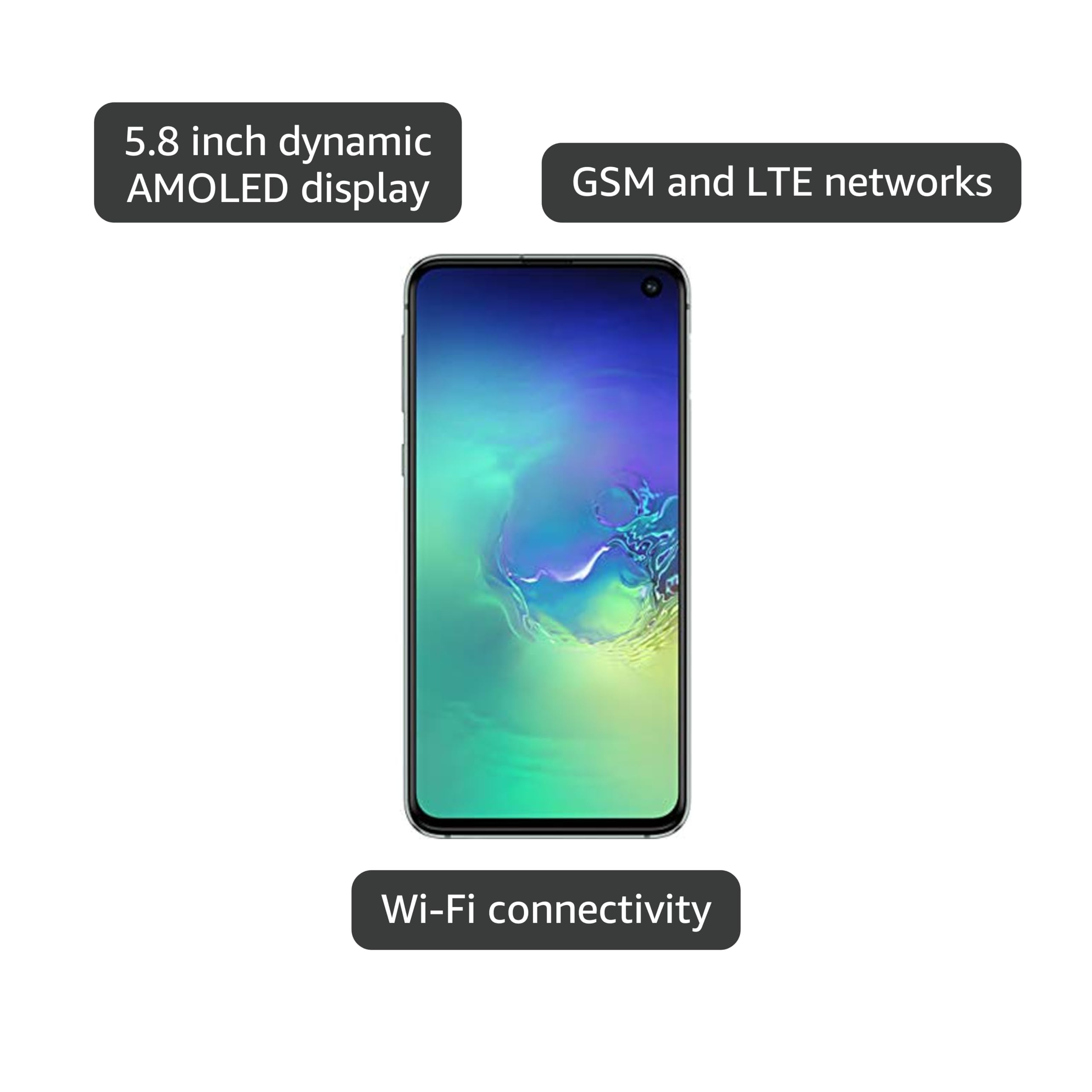 Amazon.com: Samsung Galaxy S10e 128GB+6GB RAM SM-G970 Dual Sim 5.8