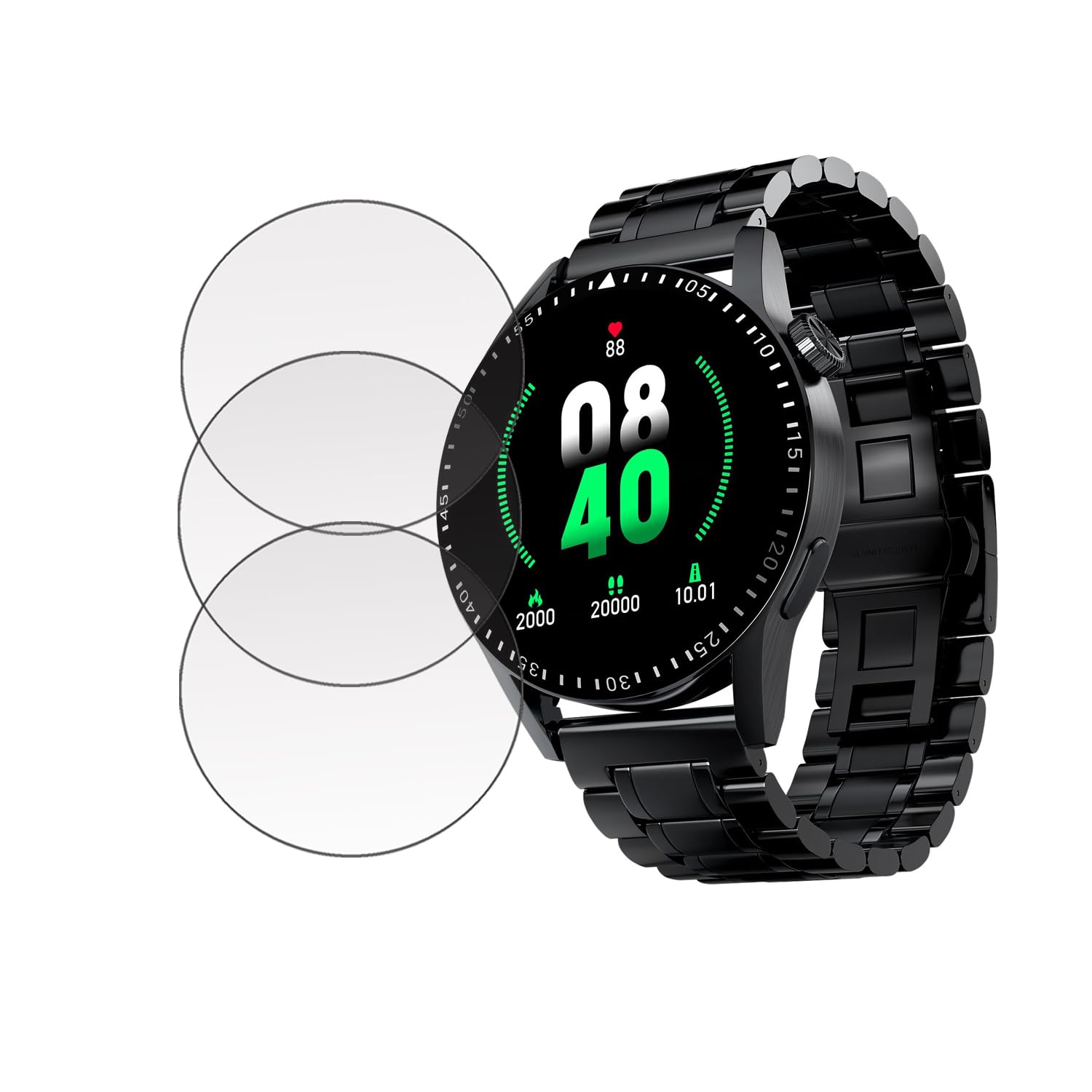 SAEMPIRE Fire Boltt Talk 2 Pro Ultra Smartwatch Screen Guard Protector For Fire Boltt Talk 2 Pro Ultra 1.39" Smartwatch (Not A Tempered Glass) (PACK OF 3PC) (B0CK61WSY7) Amazon Price History, Amazon Price Tracker