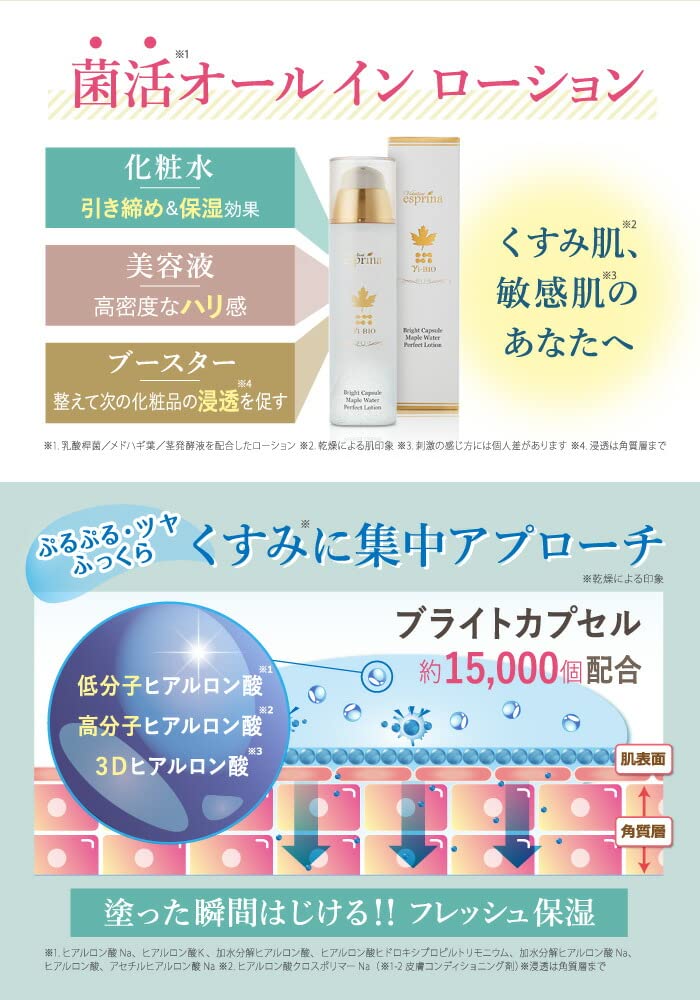 Amazon | エスプリーナ 美BIO ブライト カプセル メープルウォーター