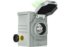 30 Amp L14-30P Generator Power Inlet Box: Secure Power for Outdoor Needs