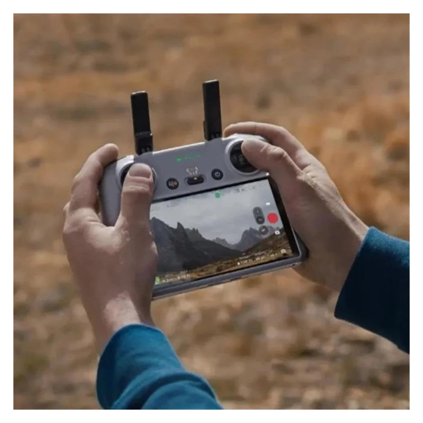 Telecomando RC 2, compatibile con DJI, Air 3S Air 3 Mini 4 Pro | Neo, Flip, schermo FHD da 5,5 pollici, trasmissione video O4, antenne 2T4R