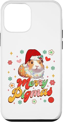 iPhone 12 mini Merry Christmas Xmas Vibes Guinea Pig Lover Merry Pigmas Case
