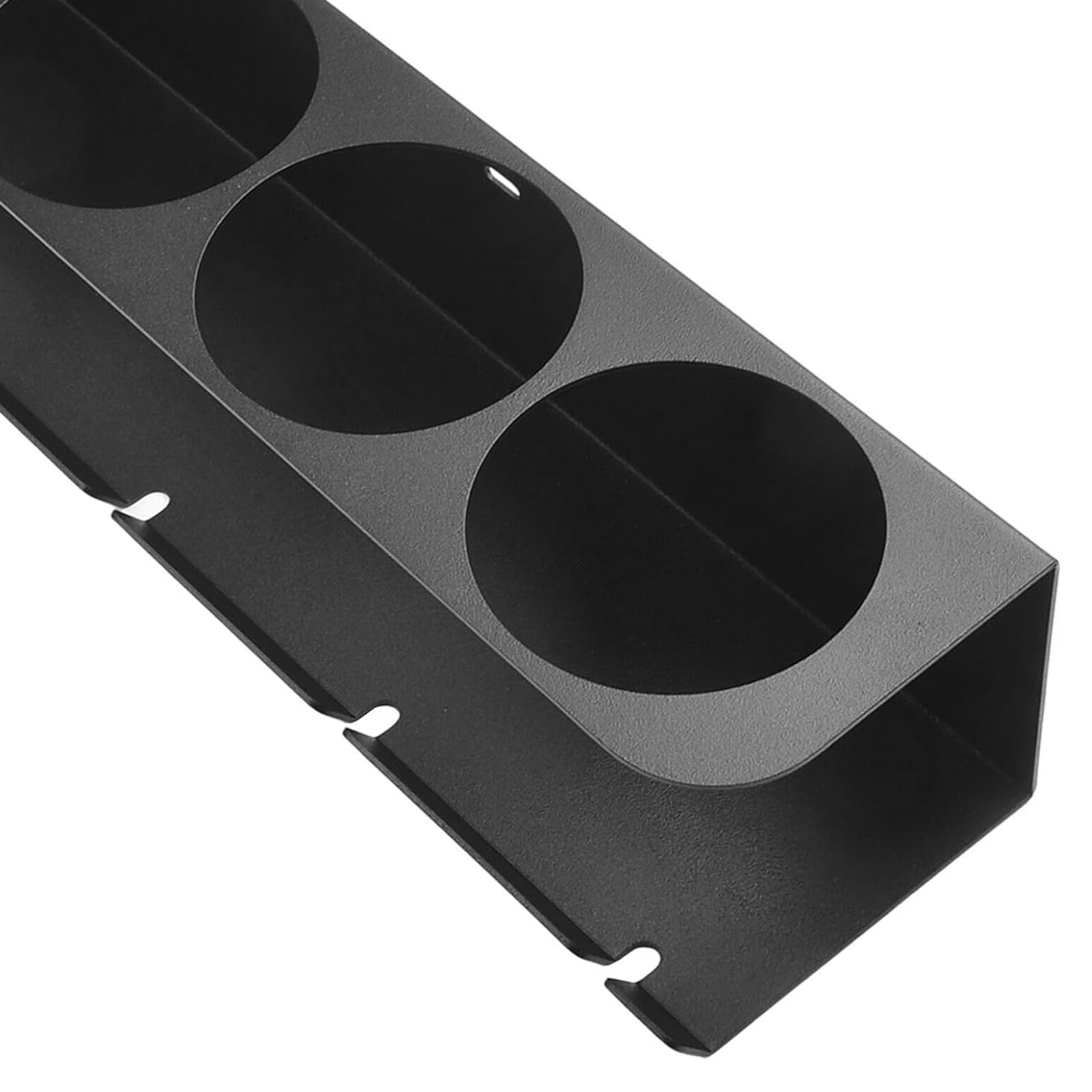 JAOGAUS 2 Soporte para Botellas de Aerosol, 2 Soportes para Latas de Aerosol con 5 Agujeros y 6 Ranuras, Montaje en Pared Organizador de Herramientas Eléctricas Estante de Almacenamiento para Garaje