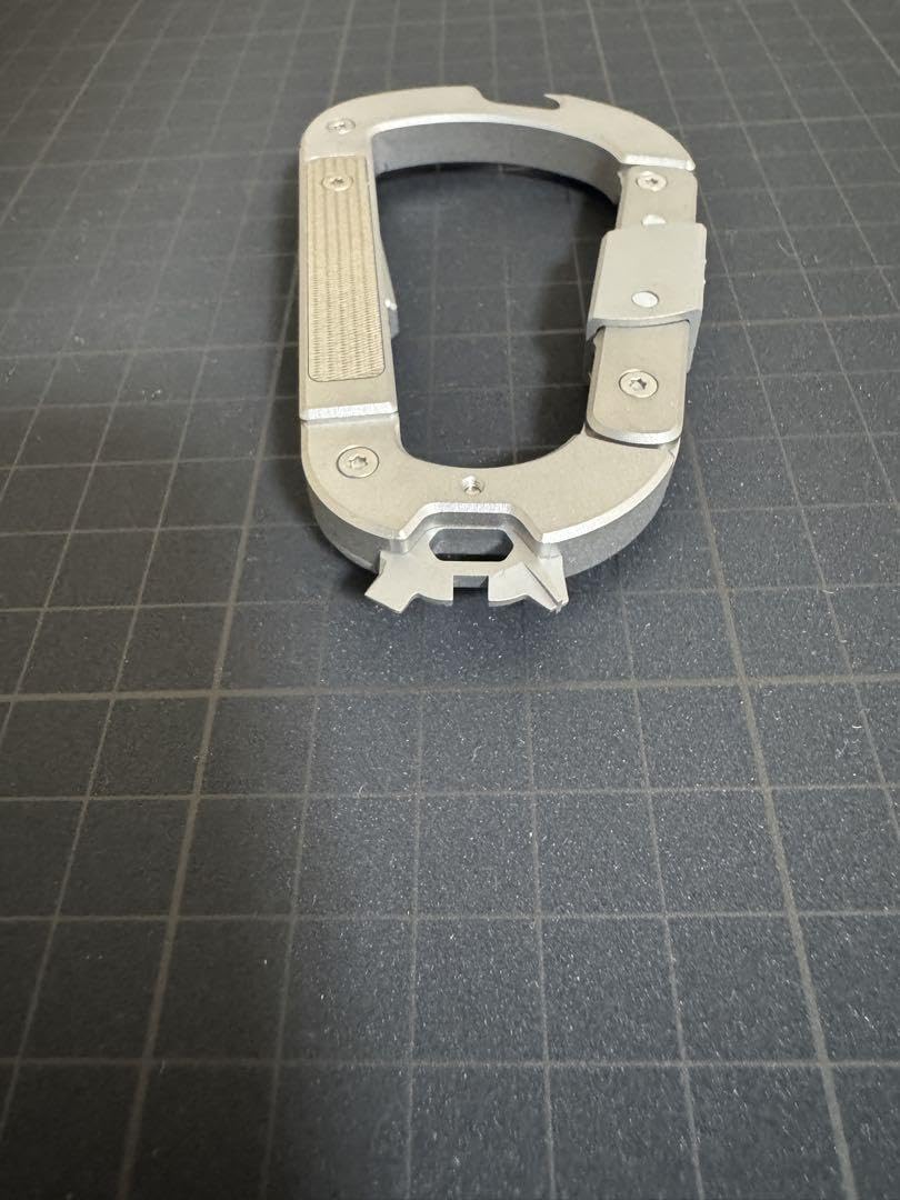 Amazon.co.jp: OCTO Titanium チタン製カラビナ EDC マルチ