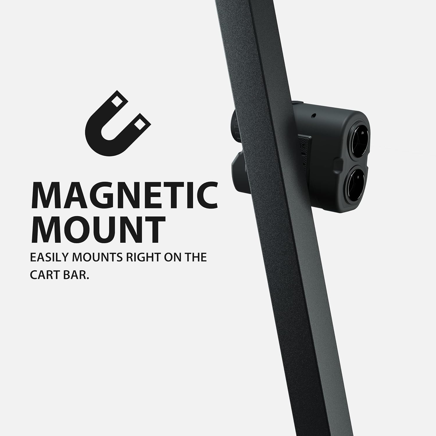 Gogogo Sport Vpro Telemetro Golf 1097 M(1200 Iarde) con Pendenza OFF/ON, Magnetica Telemetri con Ingrandimento 6X,Blocco della Bandiera e Vibrazione,Scansione,Velocità, Batteria Gratuita,Precisione ±1