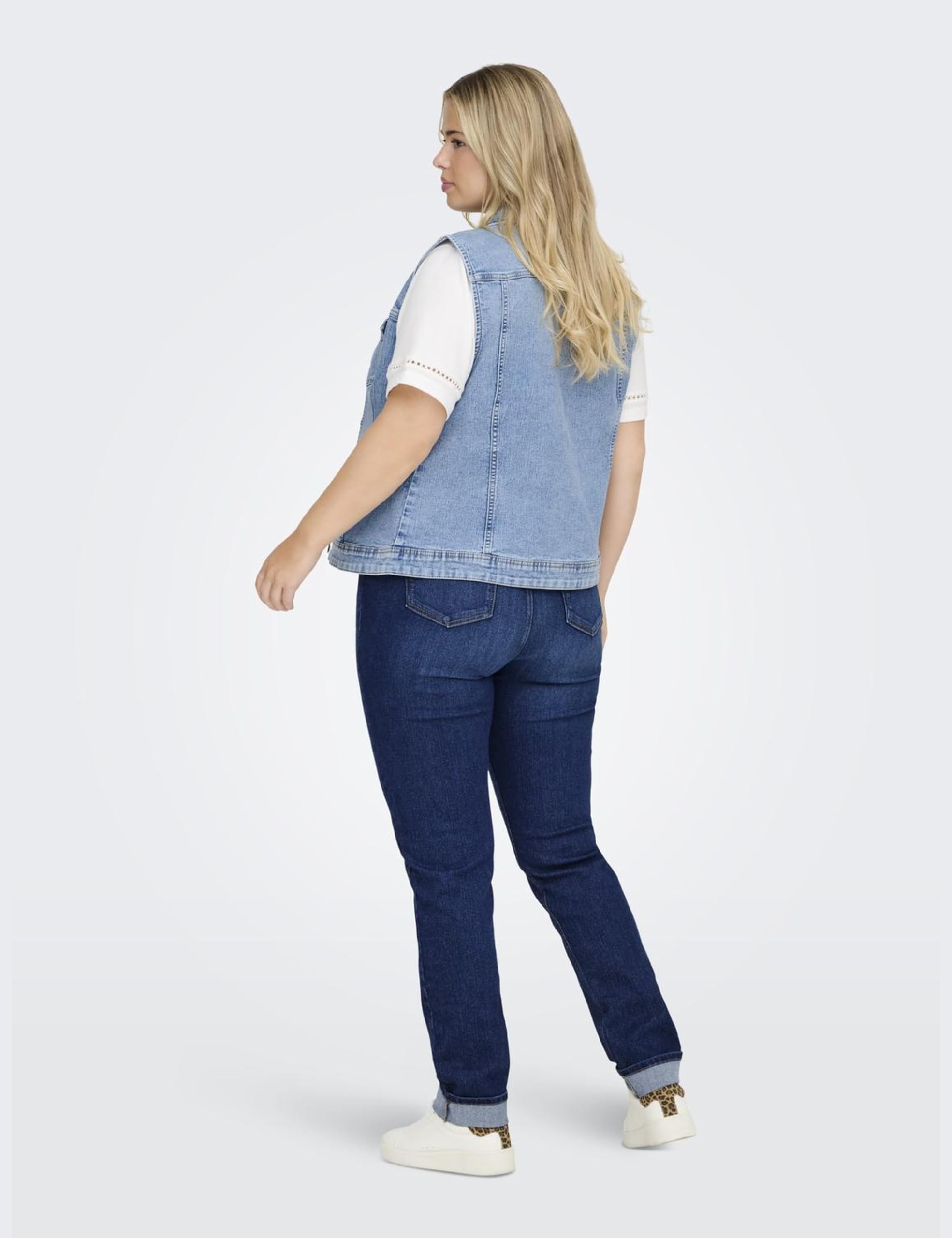 CARMAKOMA Denim Jacket CARWESPA Denim Vest