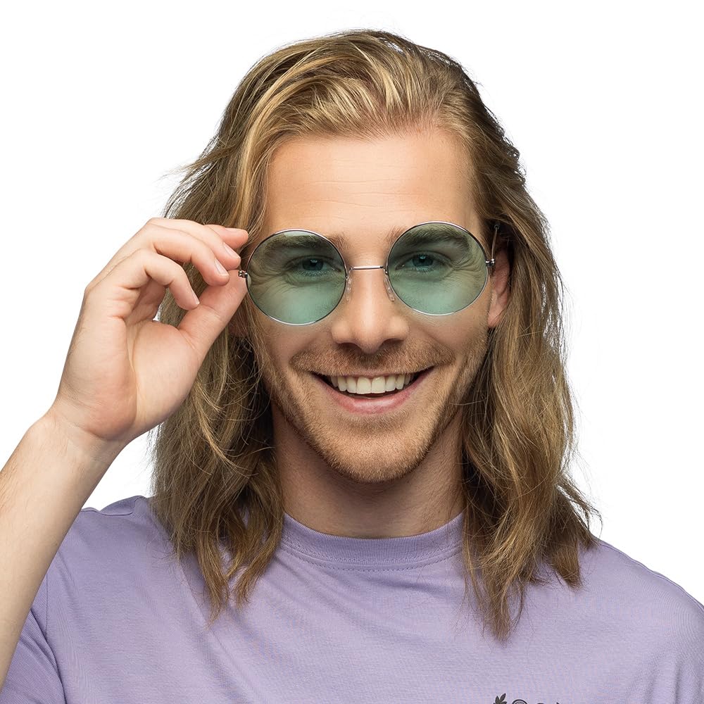 Boland - XL Hippie Party Glasses for Adults, Fun Glasses, Festival, Carnival, Fancy Dress, Theme Party