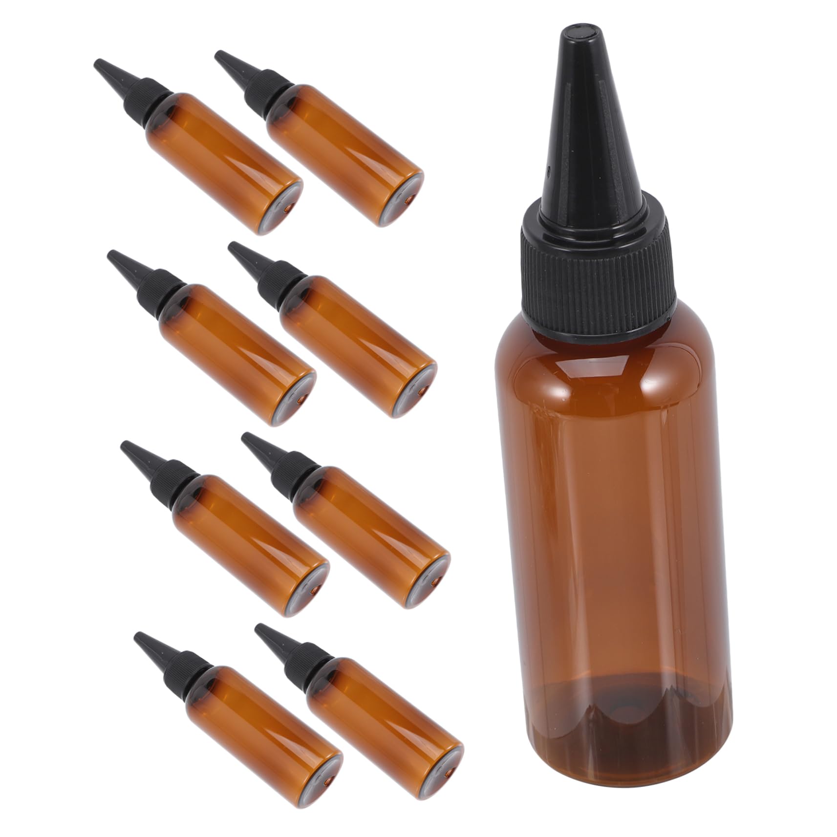 FRCOLOR 30pièces Bouteilles Applicatrices Plastique Rechargeables Flacons De Capillaires Bouteilles Huile Idéales Pour Soins Et Coloration Des Cheveux