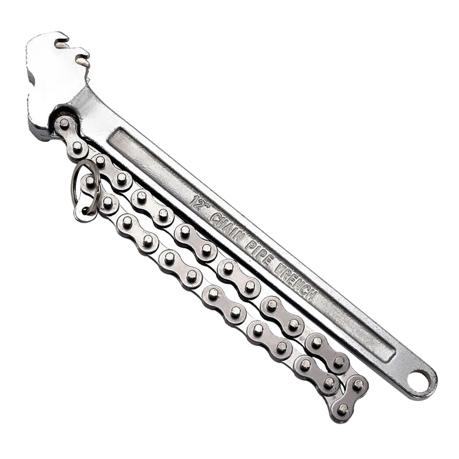 Genérico Llave de Cadena - Llave de Cadena de 41 cm Para Tuberías y Accesorios | Herramienta Ajustable Para Mecánicos Fontaneros Agricultura y Bricolaje