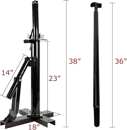 Miniatura 2 de Máquina de herramientas para romper cuentas, cambiador de neumáticos manual para automóviles, neumáticos de 8 a 16 pulgadas, compatible con remolque