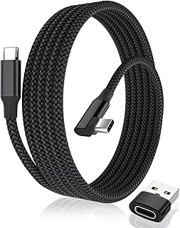 Elebase Right Angled Type C to C 100W Cable 6.6FT with USB A Adapter,Fast Charging PD Charger Cord for Samsung Galaxy A02s A03s,A12 A13,A21 A22 A23,A31 A32 A33,A41 A42,A52 A52s A53 A54 5G,A71 A72 A73