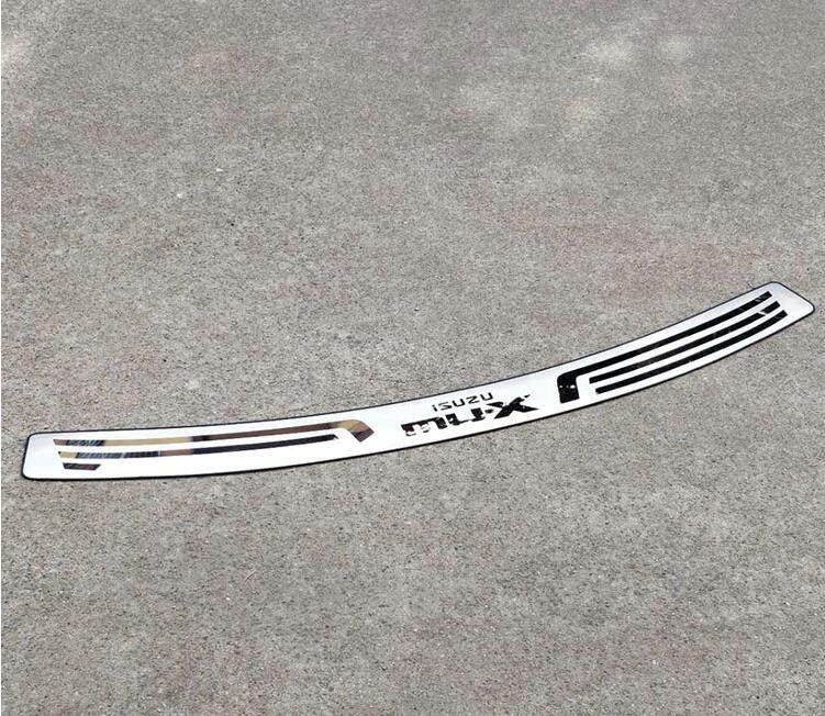 GZBFTDH Auto Parts for Isuzu MUX MU-X Accessories 2022, Car Door Sill Cover Scuff Plate, Stainless Steel Rear Bumper Protector Strip Guard Protection