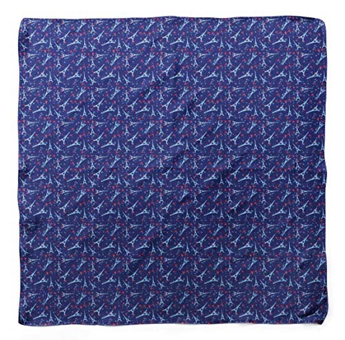 Bimba Pure Silk Printed Scarf Dupatta Head Neck Wrap Bandanas For Women4