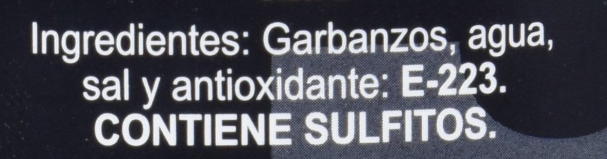 Ja'E Garbanzos Legumbre Cocida 6 x 500 G