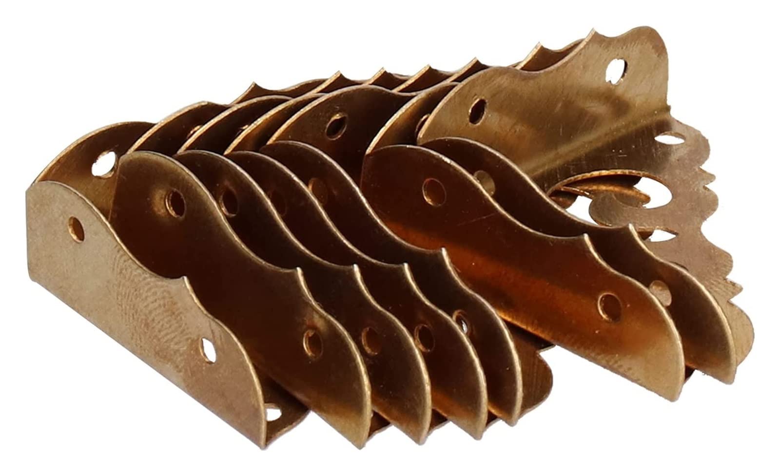 Protectores de esquinas, Esquinas decorativas de bronce antiguo la caja