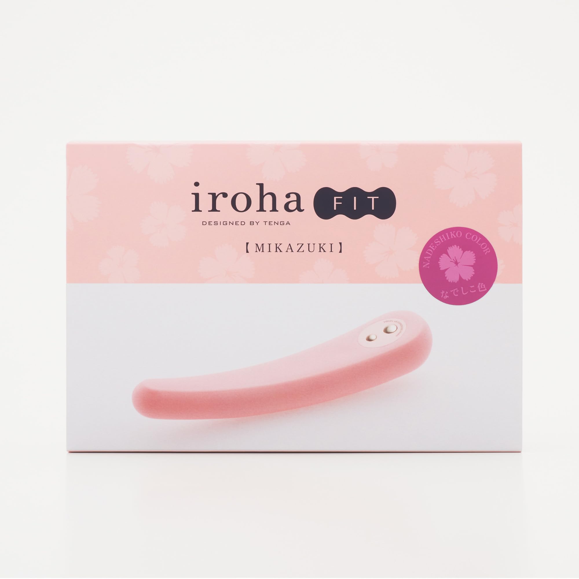 Vibrador iroha FIT Mikazuki para mujer, flexible, impermeable, recargable, Nadeshiko, edición rosa