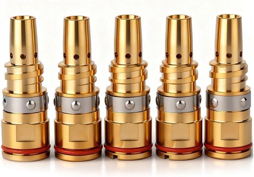 5PK N-A5818C Nozzle Large 5/8 Orifice 1/8 Recess For Bernard MIG Welding Guns for Mliier MDX-250 Acculock S N-A5818CM