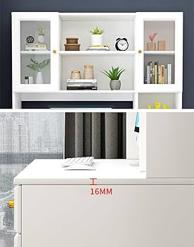 Amazon.com: Generic Solid Wood Versatile Desk with Bookshelf