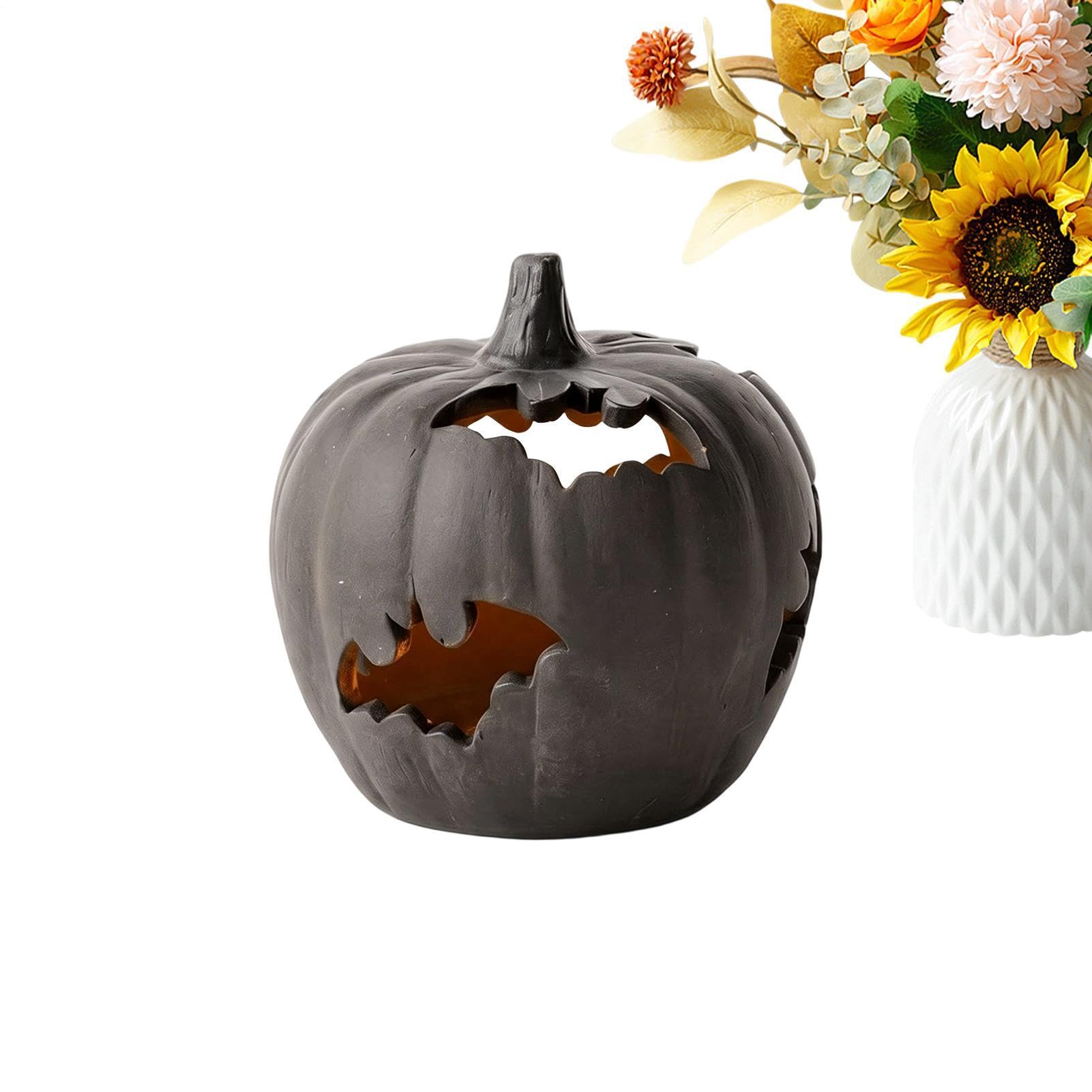 Lampada da tavolo con decorazione per feste a forma di | Halloween zucca lanterna decorazione per autunno casa bar casa fattoria cottage mensola