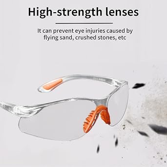 6Pcs Eye Protection Glasses,Protective Safety Glasses