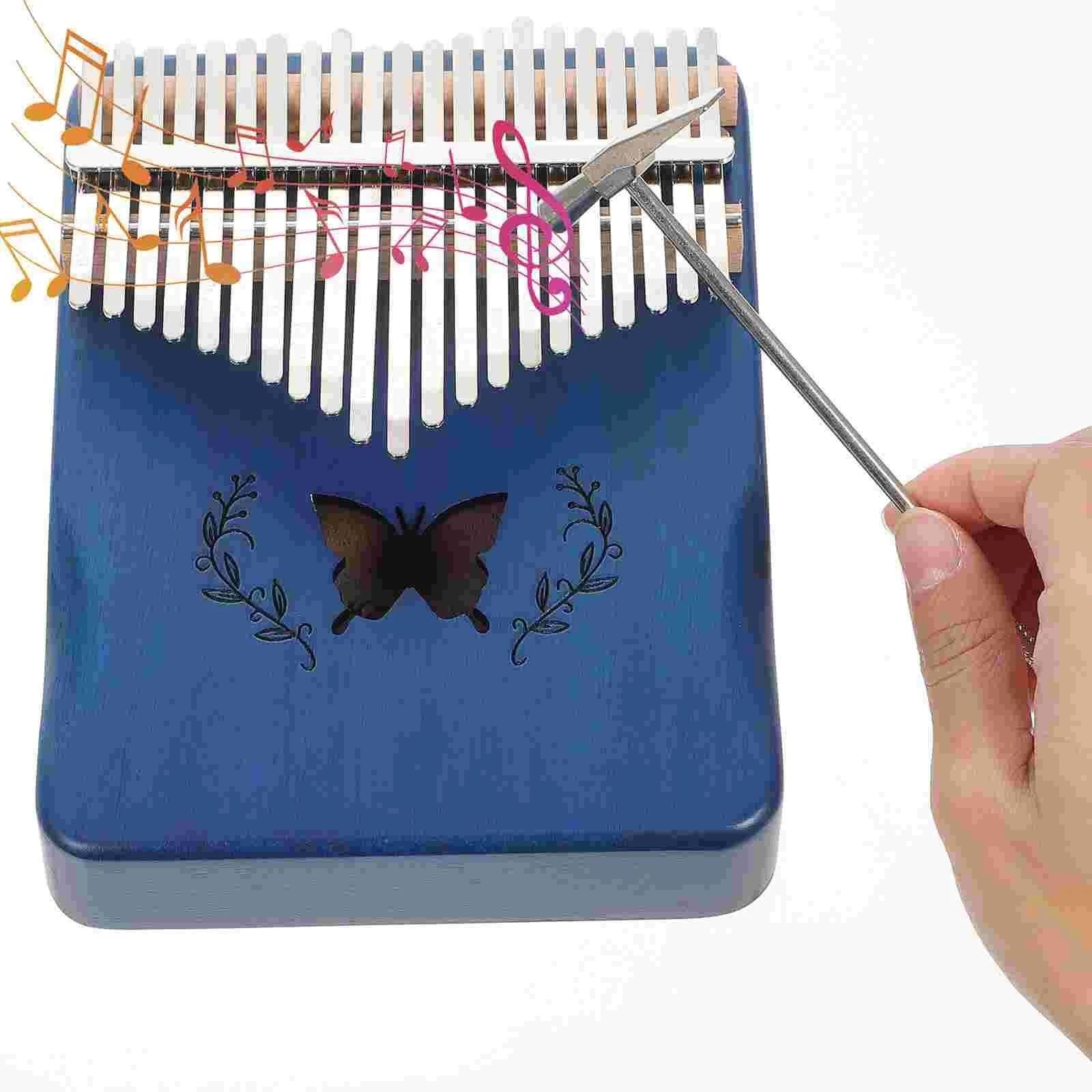 Pianino Kciukowe Kalimba Przenośny Kalimba 21-tonowy Fortepian Kciukowy Piękny Drewniany Instrument Muzyczny Na Palce