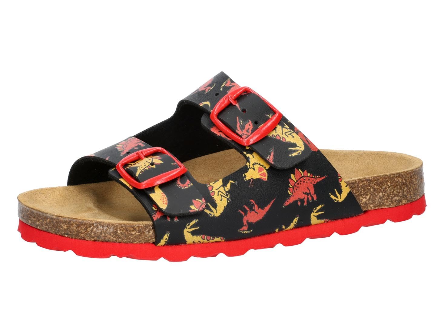 Lico Bioline Universe, Mules, Black, Red, Yellow, 40 EU