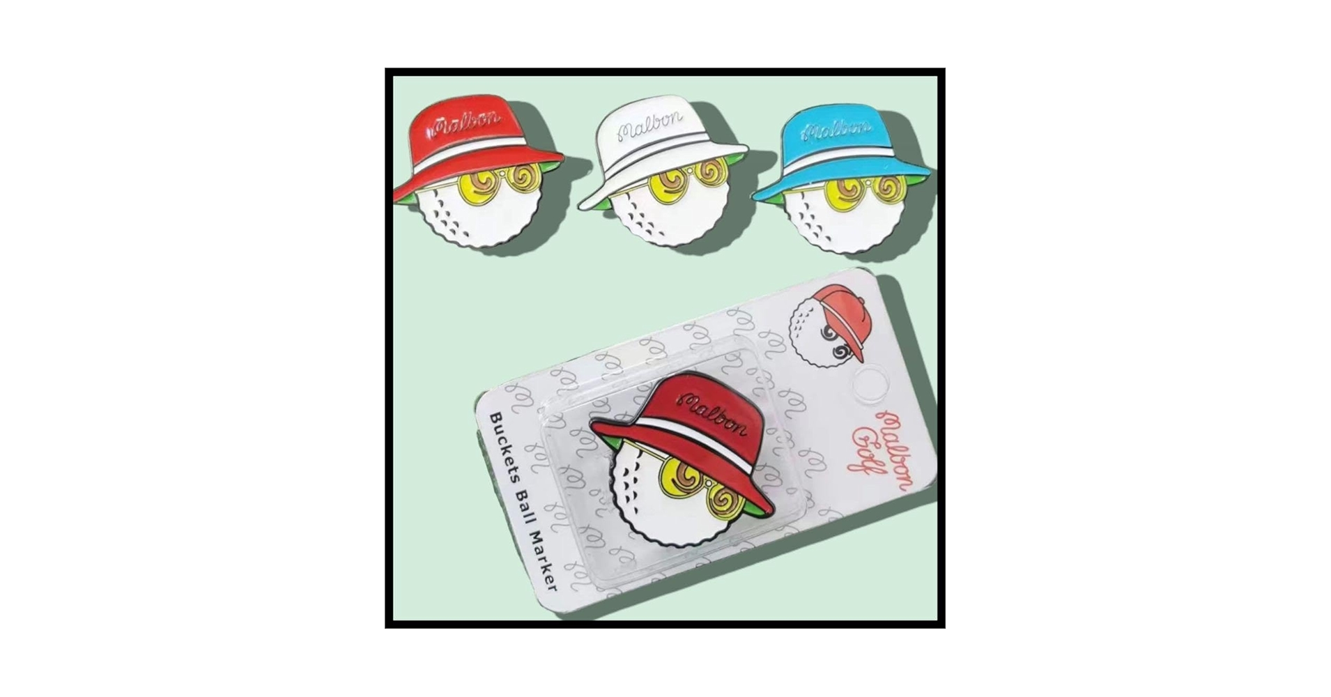 Amazon.co.jp: malbon golf マルボン ゴルフ クリップマーカー
