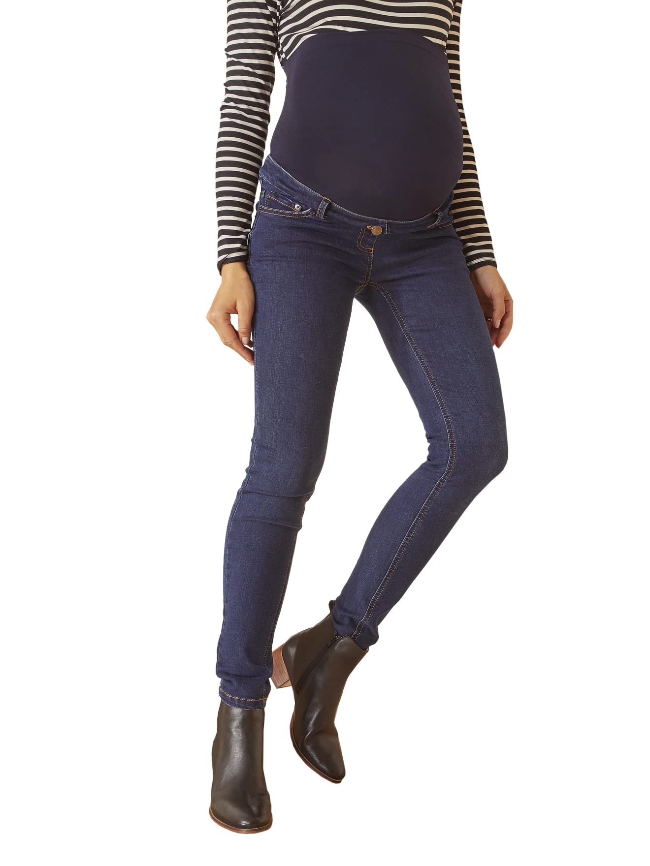 VERTBAUDET Jean Slim de Grossesse Bandeau sans Couture