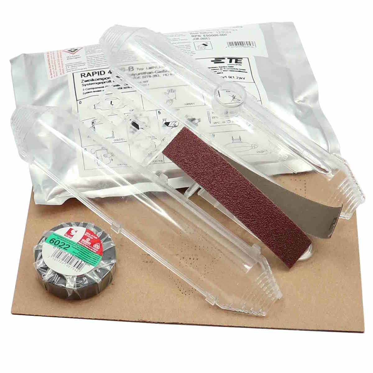 WITTKOWARE Gießharz Verbindungsmuffe für Erdkabel bis 5x10mm² (Kabeldurchmesser 14~35mm)