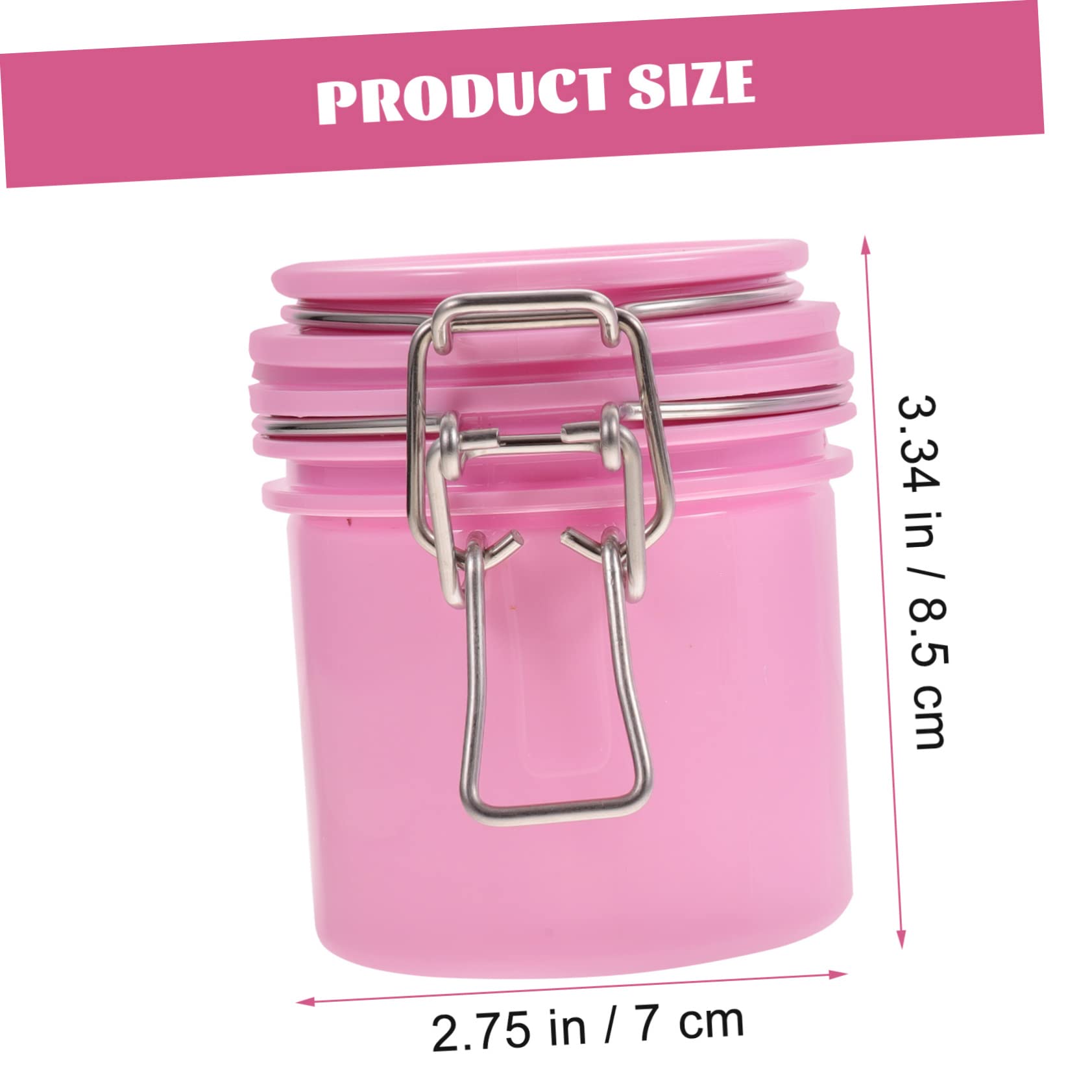 Didiseaon Lash Extension Glue Jars 2pcs Lash Storage Containers Airtight Seal for Easy Use