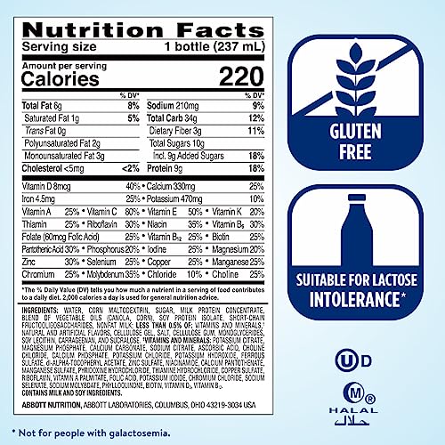 Ensure 67082 Original Vanilla Nutrition Shake With Fiber| Meal Replacement Shake | Ready To Drink | 9G Protein thumb #4
