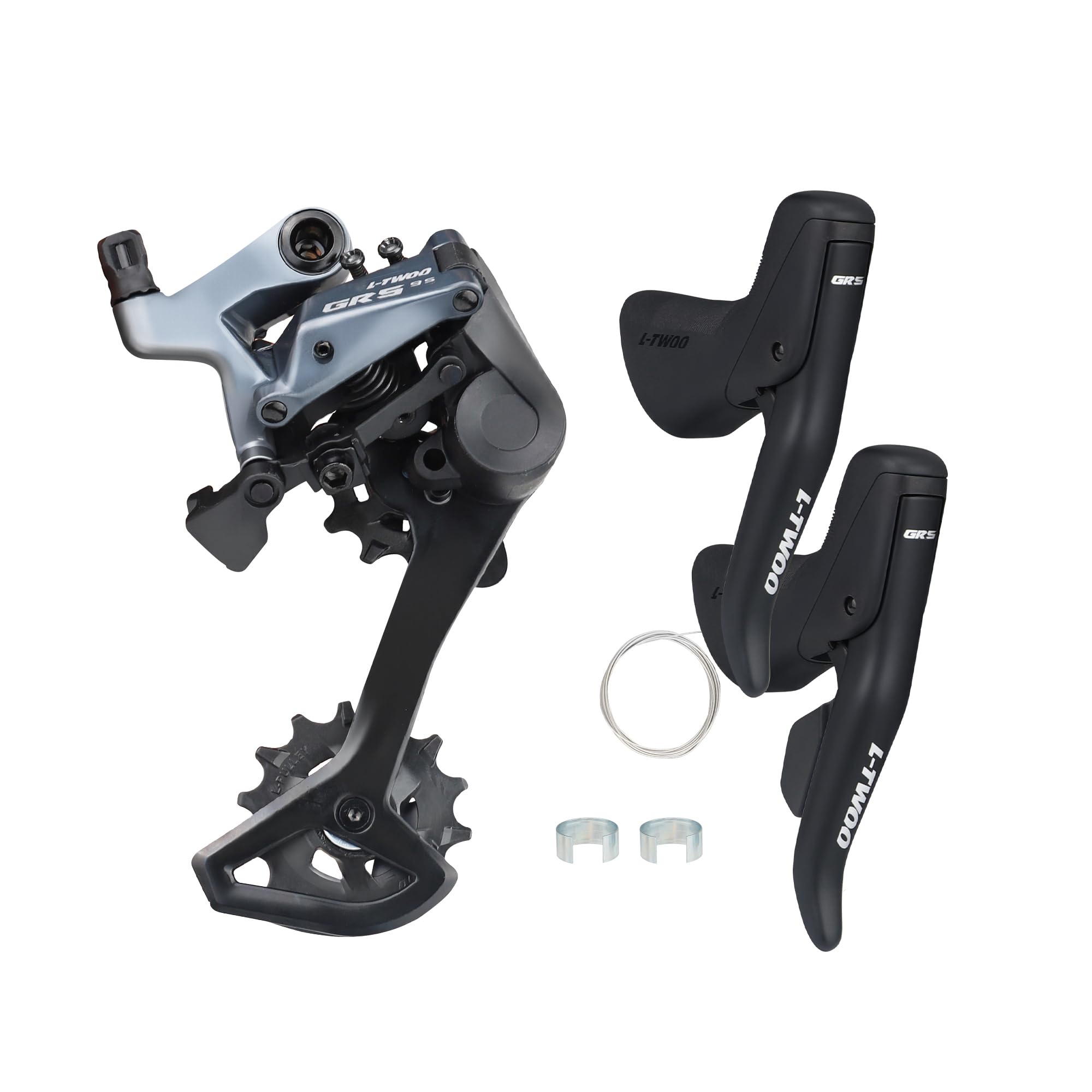 Amazon | L-TWOO 1 x 9 ロードバイクシフターとディレイラーセット | L