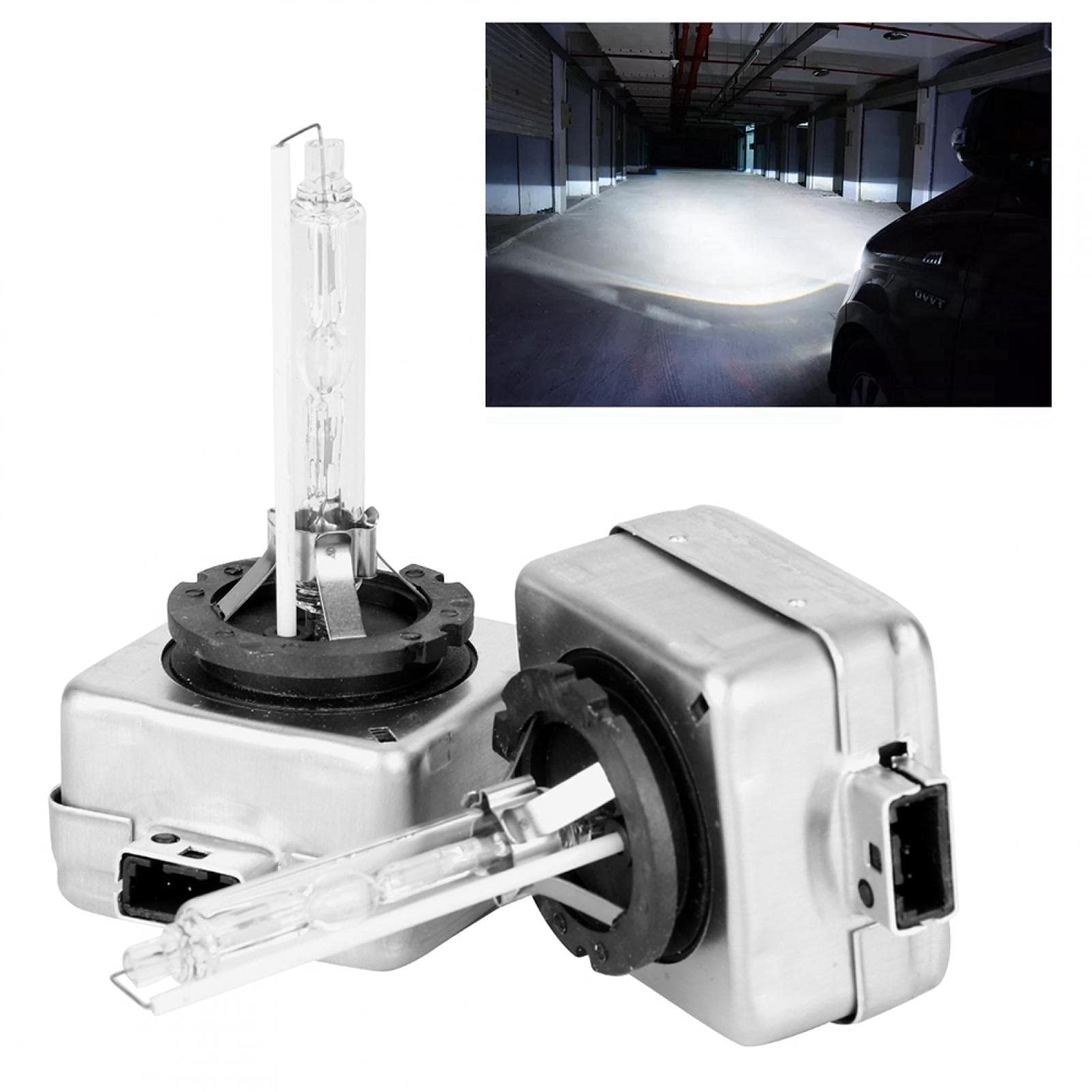Ampoule blanche brillante au xénon, 2 ampoule blanche D1S 12V 6000K 35W de remplacement