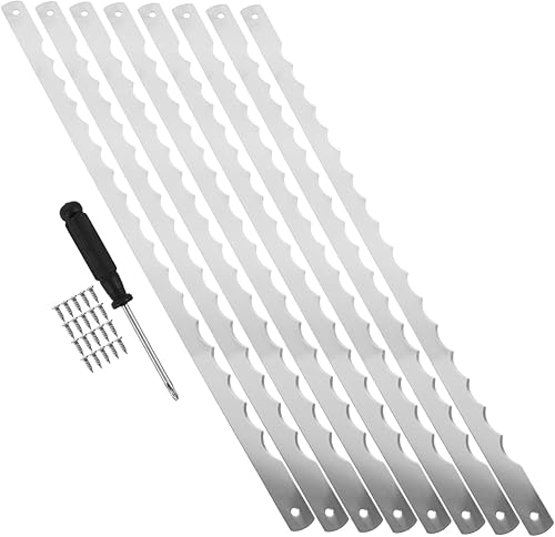 Cuchillas de pan de repuesto 8 piezas de cuchillo de arco dentado para pan masa madre pastel horneado casero