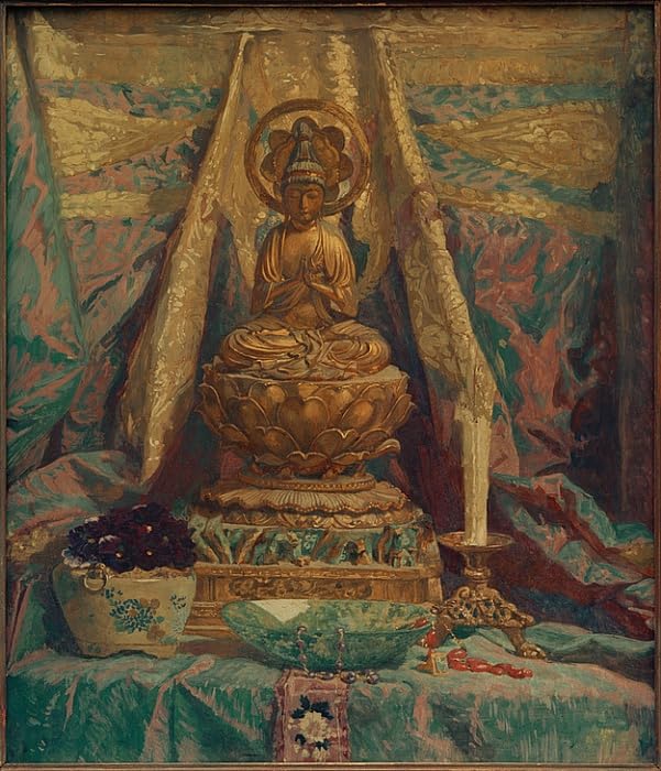 Pintura sobre lienzo de Buda 60x90cm para dar vida y elegancia a paredes vacías