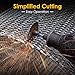 44pcs Cutting Wheel Set Compatible with Plastic for Rotary Tool, HSS Circular Saw Blades 6pcs, Resin Cutting Discs 20pcs, 545 Diamond Cutting Wheels 10psc with 2 Screwdrivers