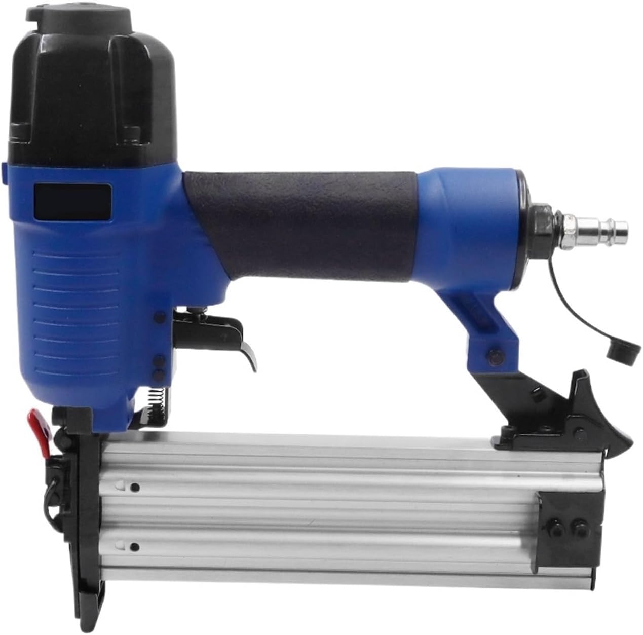 Pneumatic Stapler ，Powered Upholstery Stapler 18 Gauge Pneumatic Upholstery Stapler F50B Accepts 15-50mm Nails Furniture Stapler for Upholstery Woodworking Tool
