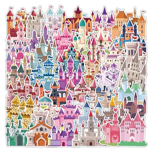 Autocollants Château Autocollants 40pcs Château Autocollants bonus autocollants enseignants parents et enfants faisant Scrapbooking décoration autocollants...