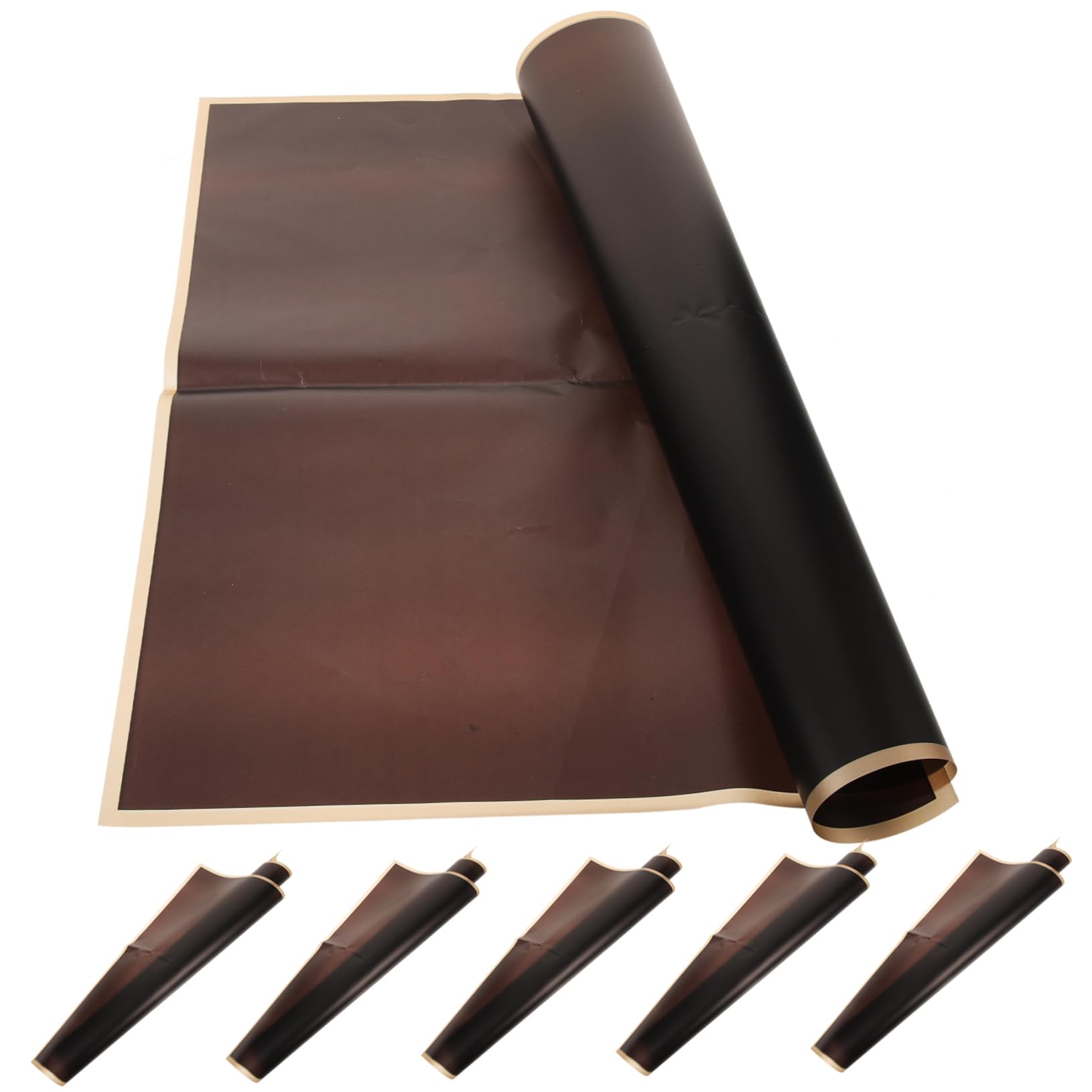 ARTIBETTER 20pcs Penh Jelly Film Wrapping Material Florist Supplies Florist Bouquet Supplies Floral Supplies Bouquet Wrap Paper Black